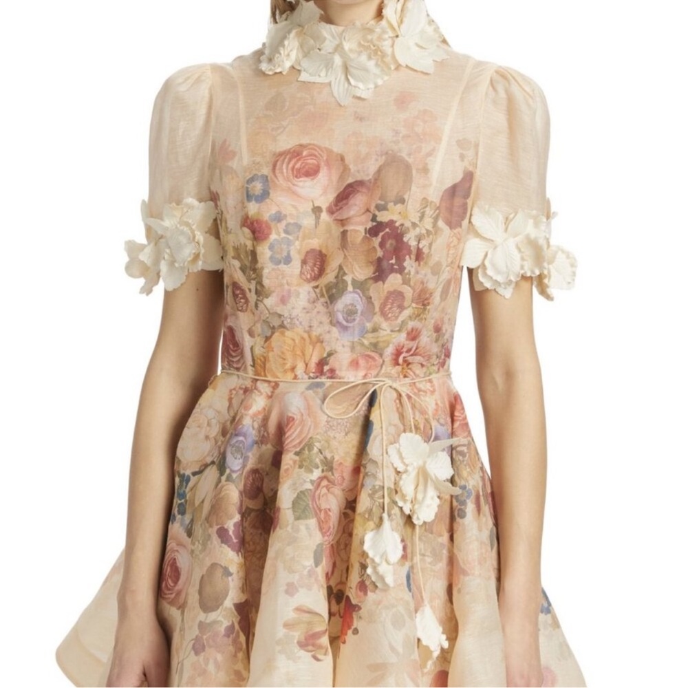 ZIMMERMANN  Luminosity Lift Off Floral Minidress